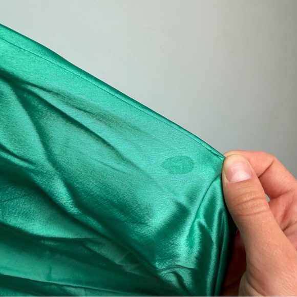 Free People Cooper Maxi Dress Lace Detail Verdis Green Sz 8 - Picture 9 of 12